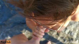 Mrs RobinsonSex with a Hot Milf by Sunset on Public Beach-2