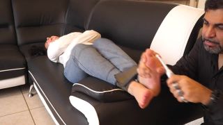 FrenchTickling – Tickle Therapy Series Annys Welcomed Her Tickle Specialist Tickling!-3