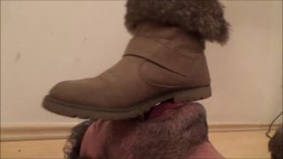 adult video 23 Minerva – How Goddesses Clean Their Boots – Human Rug POV | footjob | femdom porn feet fetish worship-2