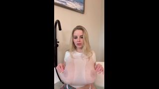 Blonde Flirtygem Shows Off Her Giant Tits Onlyfans (Pornstar)-2