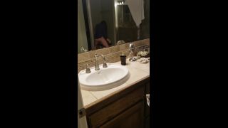 caught girlfriend masturbating in the bathroom-0