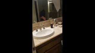 caught girlfriend masturbating in the bathroom-3