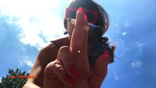 Domme Tomorrow - Smoking Summer Upskirt - Smoking-6