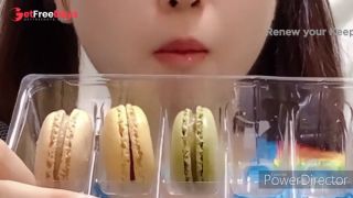 [GetFreeDays.com] Japanese girl Eat Macaroon ASMR Adult Video June 2023-6