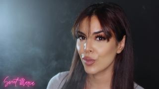 adult clip 18 Sweet Maria – smoking with my mouth full of cum - femdom pov - fetish porn upskirt fetish-3
