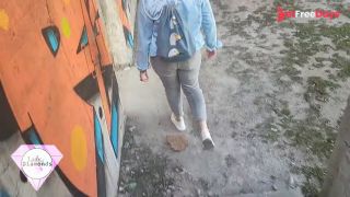 Anal sex in the abandoned building near the road.-0
