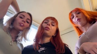 free adult video 37 Petite Princess Femdom – Group Pov Spitting And Pov Human Ashtray Femdom From Three Mistresses – Kira, Agma And Juice | socks | feet porn long hair fetish porn-0