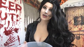 xxx clip 21 Brook Logan – Swallow The Black Cat’s Milk Spit on femdom porn femdom cunnilingus-8