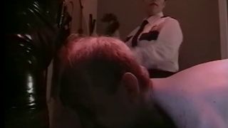 Policewoman and a Dominatrix Team up to Interrogate a Criminal.-4