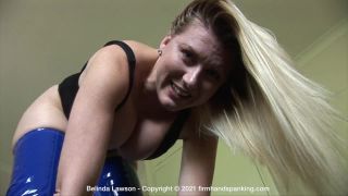 video 22 Firm Hand Spanking – Belinda Lawson – Leather Princess – H | spanking | fetish porn femdom sitting-1
