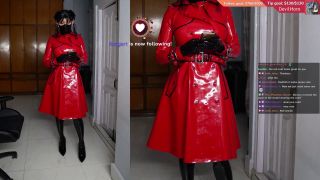 [GetFreeDays.com] Red Latex Coat Stream big ass latex porn-2