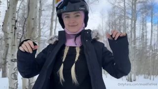 Eva Elfie Blowjob Ski Resort Adventure Creampie 1 Onlyfans (Blowjob porn)-2