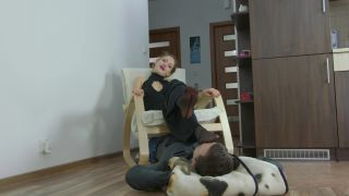 Pantyhose sniffing – Polish Mistress – Karolina Knows That You Watch Her 4K - nylon - femdom porn owk femdom-6