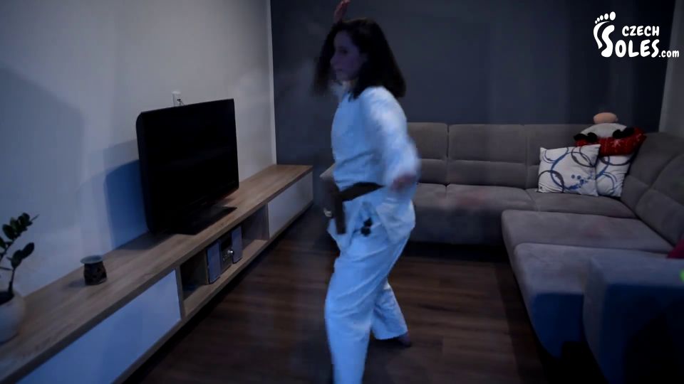 Karate Foot Smother And Domination