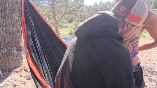 SparksGoWild - Camping Sex in the Hammock. Outdoor Public [1080p] - Teen-2