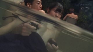 NHDTC-018 【モザイク破壊版】混浴風呂の中で湯あみ着をずらされ執拗な乳首イジリで抵抗できない美乳女-7