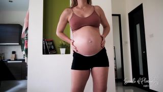 Molly Sweet 30 weeks Pregnant Yoga Exercises - Belly Fetish-2