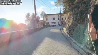 Outdoor French anal - This slut gets anal fucked in the forest like a whore before swallowing cum-0