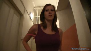 Linda Fake College Inspector Gets Redhead to Pay with Blowjob (College porn)-5