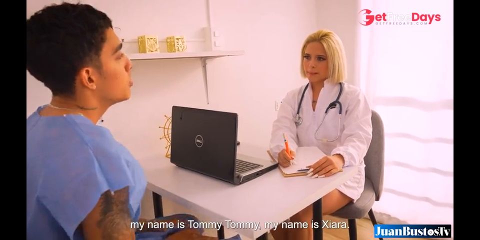 [GetFreeDays.com] La doctora rubia Xiara Dark se pone cachonda revisando la ENORME polla de su paciente - Juan Bustos Sex Leak April 2023