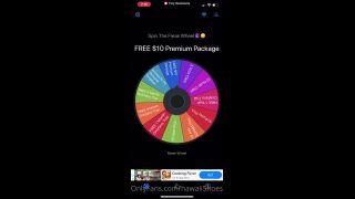 Onlyfans - hawaii5hoess - Lets Have some Quarantine Lockdown Fun Spin the Wheel for just  a SPIN Receive  FREE - 30-04-2020-1