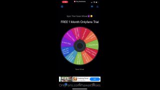 Onlyfans - hawaii5hoess - Lets Have some Quarantine Lockdown Fun Spin the Wheel for just  a SPIN Receive  FREE - 30-04-2020-8