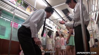 JapanHDV.com - Mikan Kururugi, Tsuna Kimura - Mikan Kururugi and Tsuna Kimura in train fuck Asian!-0