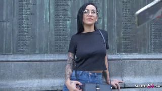 GERMAN_SC0UT - First Anal For Floppy Tits Tattoo Natascha Street Pickup Casting - Pickup-1