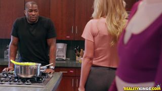 porn video 3 Haley Reed Rachael Cavalli - Too Hard To Choose, slob fetish on blowjob porn -1