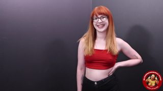 clip 18 Hannah Grace - Cute Redhead Hannah In Her First Blowbag (FullHD), barefoot crush fetish on femdom porn -2