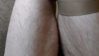 Magretta Dering - Fetish combo: hairy legs and pussy in pantyhose and shoes-5