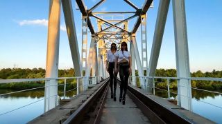 MylatexbabySvetlana & Ksy Railway Bridge at Sunset-8