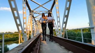 MylatexbabySvetlana & Ksy Railway Bridge at Sunset-9