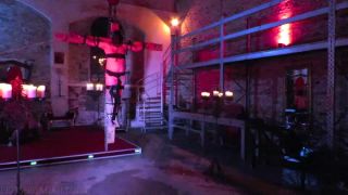 free video 10 femdom couple Danish Femdom – Electric Crucifixion, ballkicking on fetish porn-5