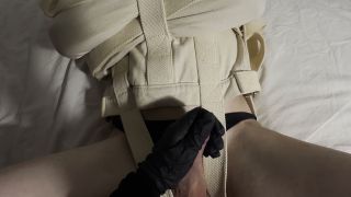 Femboy In Straitjacket Getting A Handjob By His Mistress-2