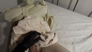 Femboy In Straitjacket Getting A Handjob By His Mistress-7