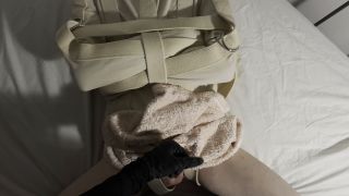Femboy In Straitjacket Getting A Handjob By His Mistress-8