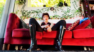 [K2S.CLUB] EnchantrixV - Surrender and obey to my hunter boots and strap - FullHD 1080P-5