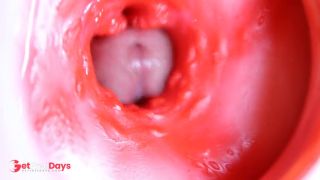 A big red cock inside a juicy hole can give sperm at any moment-3