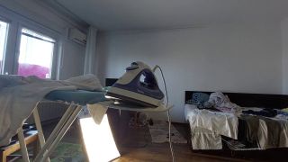 PinkyMadame - Amateur wife does housework naked.-2