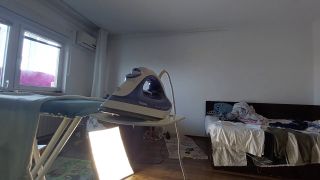 PinkyMadame - Amateur wife does housework naked.-9