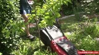 porn video 46 amateur wife sex DorisDawn – BareFoot Upskirt Lawn Mowing, foot fetish on femdom porn-9