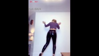 [GetFreeDays.com] Big ass femdom paige turnah wants you to wank your cock while she teases you in wet look leggings Adult Clip October 2022-7