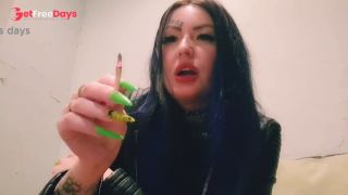 Sexy cigarette smoking. Smoking fetish from a beauty.-9