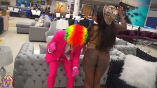 GIbbyTheClown - Furniture Salesman Gets Fucked In Store - Public Blowjob-8