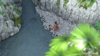Verified Amateurs Horny Tourist hot wife fucked by BBC Futa on river bank in Jamaica - sassycomics-0