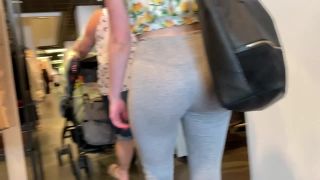 Sexy daughter shopping around with fat mother Voyeur!-3