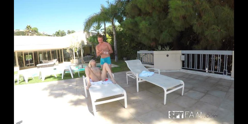 Elsa Jean - Stepbro Oils Up Sorority Stepsis.