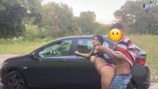 🔥Hot Ass Fucks With Uber In Abandoned Place, She Said It Was Hurting -5