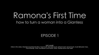 Dayana Cinematic Fetish - Ramonas first Time PART 1 4K (Fetish porn)-1